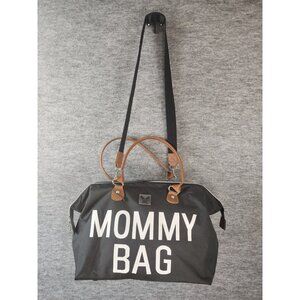 Trager Mommas Bag Black 10 x 11 x 17.5 inches Double Handle and Crossbody Strap